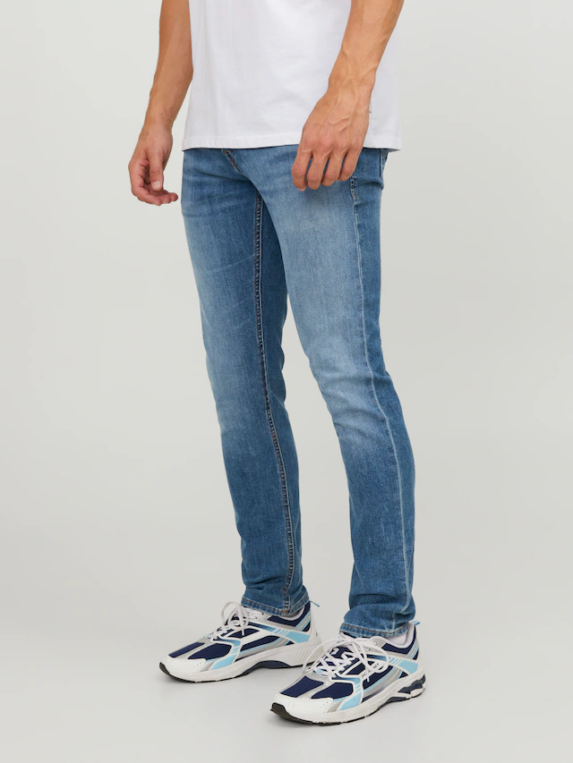 Jack & Jones Slim-fit-Jeans »JJIGLENN Slim-Fit mit Stretch und praktischer 5-Pocket-Form« Baumwollmischung, slim fit