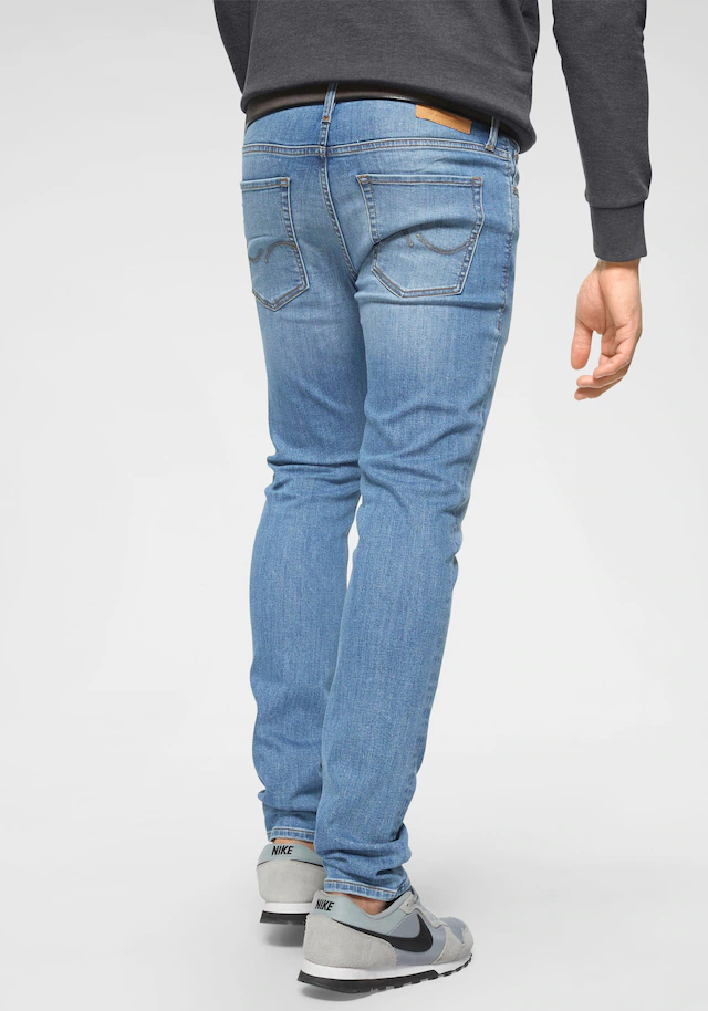Jack & Jones Slim-fit-Jeans »JJIGLENN Slim-Fit mit Stretch und praktischer 5-Pocket-Form« Baumwollmischung, slim fit