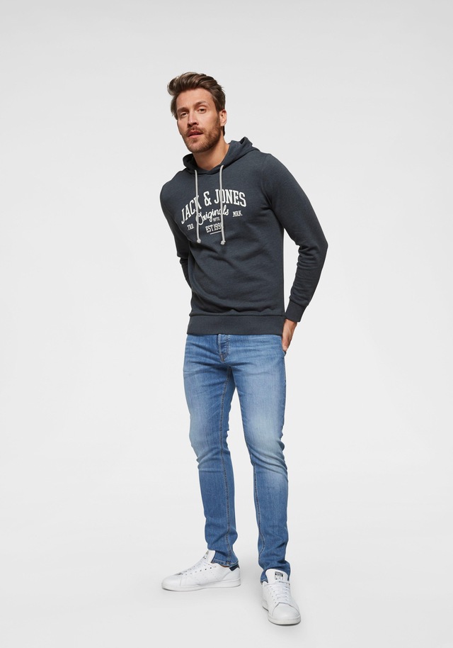 Jack & Jones Slim-fit-Jeans »JJIGLENN Slim-Fit mit Stretch und praktischer 5-Pocket-Form« Baumwollmischung, slim fit