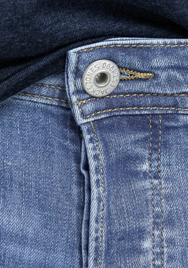 Jack & Jones Slim-fit-Jeans »JJIGLENN Slim-Fit mit Stretch und praktischer 5-Pocket-Form« Baumwollmischung, slim fit