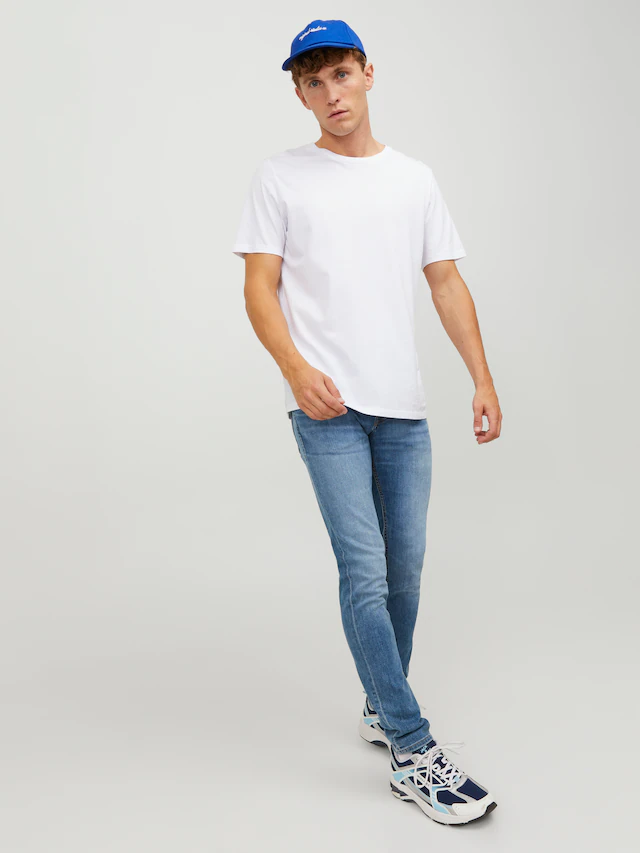Jack & Jones Slim-fit-Jeans »JJIGLENN Slim-Fit mit Stretch und praktischer 5-Pocket-Form« Baumwollmischung, slim fit
