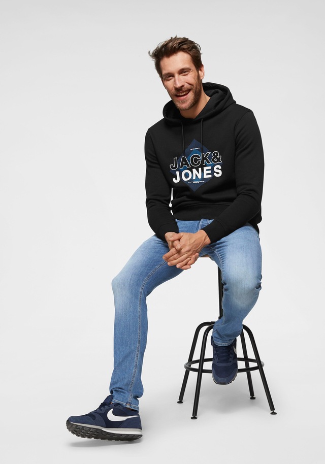 Jack & Jones Slim-fit-Jeans »JJIGLENN Slim-Fit mit Stretch und praktischer 5-Pocket-Form« Baumwollmischung, slim fit
