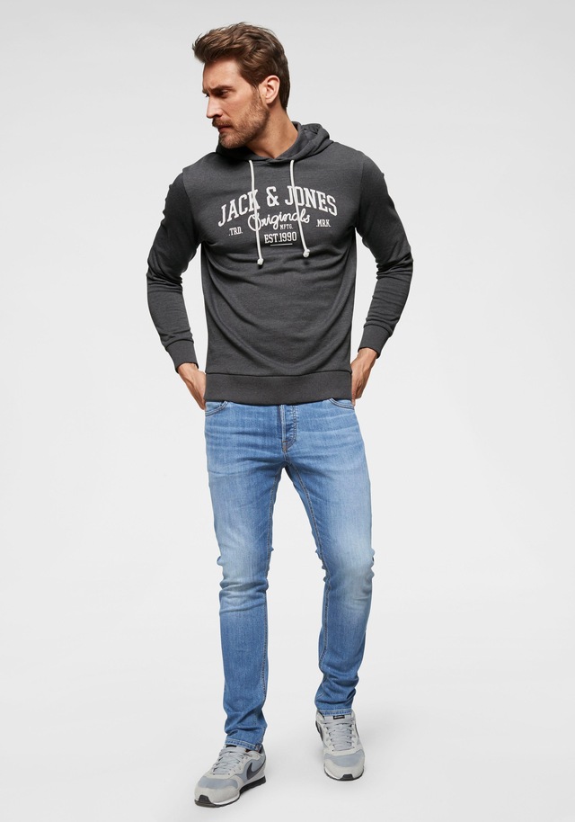 Jack & Jones Slim-fit-Jeans »JJIGLENN Slim-Fit mit Stretch und praktischer 5-Pocket-Form« Baumwollmischung, slim fit