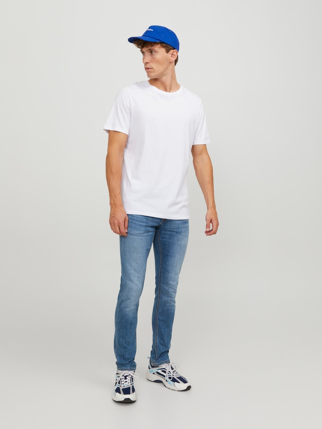 Jack & Jones Slim-fit-Jeans »JJIGLENN Slim-Fit mit Stretch und praktischer 5-Pocket-Form« Baumwollmischung, slim fit
