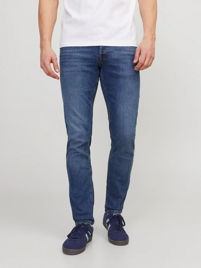 Jack & Jones Slim-fit-Jeans »JJIGLENN Slim-Fit mit Stretch und praktischer 5-Pocket-Form« Baumwollmischung, slim fit