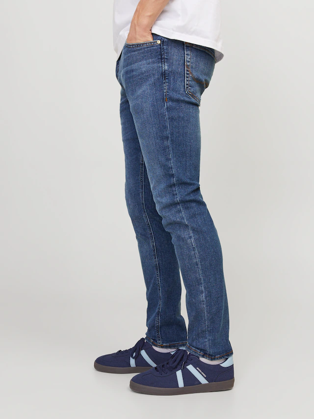 Jack & Jones Slim-fit-Jeans »JJIGLENN Slim-Fit mit Stretch und praktischer 5-Pocket-Form« Baumwollmischung, slim fit