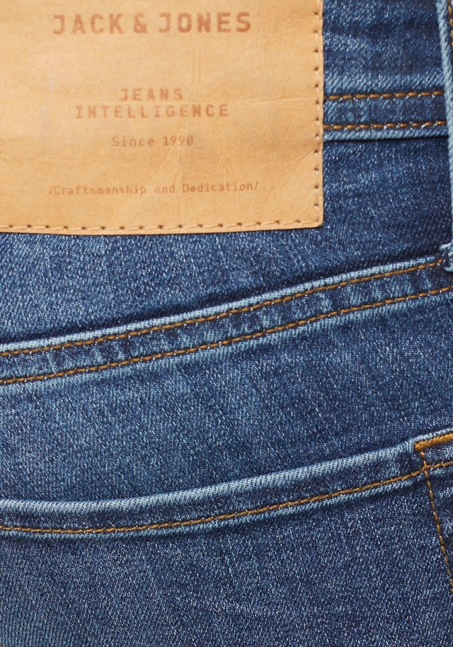 Jack & Jones Slim-fit-Jeans »JJIGLENN Slim-Fit mit Stretch und praktischer 5-Pocket-Form« Baumwollmischung, slim fit