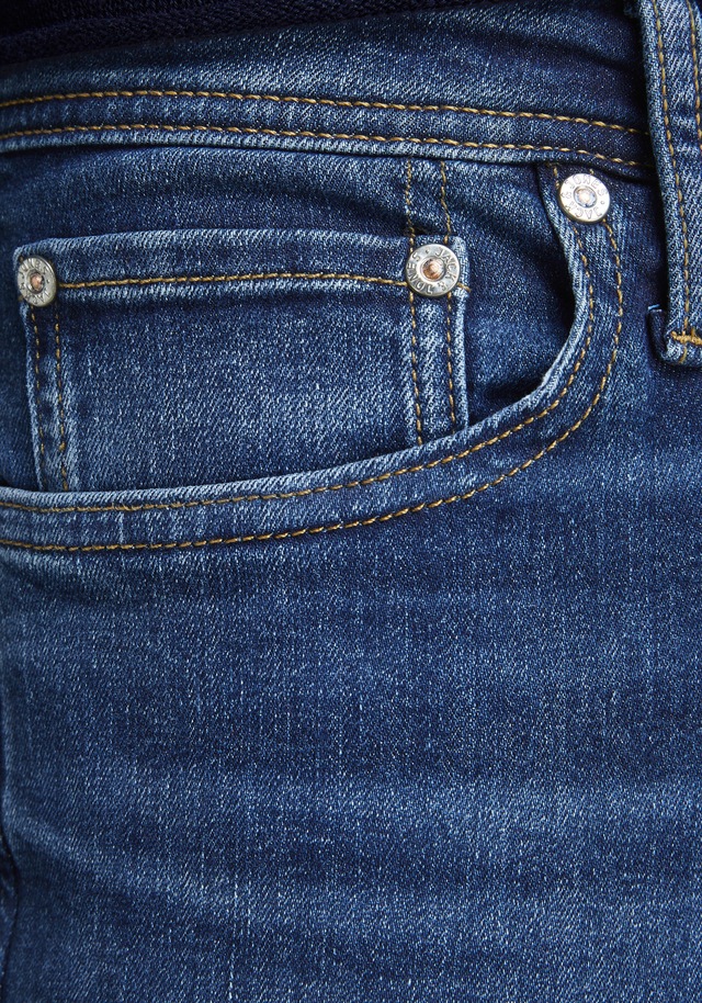 Jack & Jones Slim-fit-Jeans »JJIGLENN Slim-Fit mit Stretch und praktischer 5-Pocket-Form« Baumwollmischung, slim fit