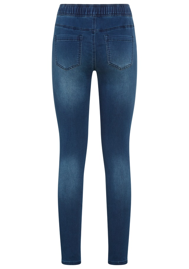 Arizona Stretch-Jeans weites Bein, normale Leibhöhe, knöchellang, mit Used-Waschung