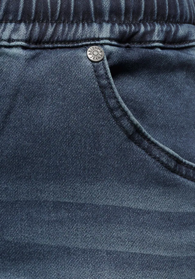 Arizona Stretch-Jeans weites Bein, normale Leibhöhe, knöchellang, mit Used-Waschung