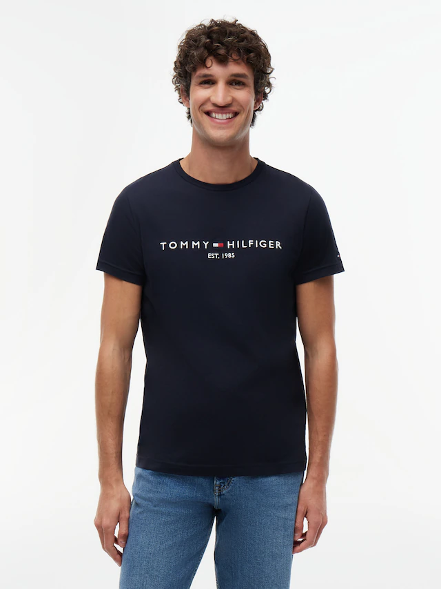 Tommy Hilfiger T-Shirt »TOMMY FLAG HILFIGER TEE« aus Bio-Baumwolle, Regular Fit