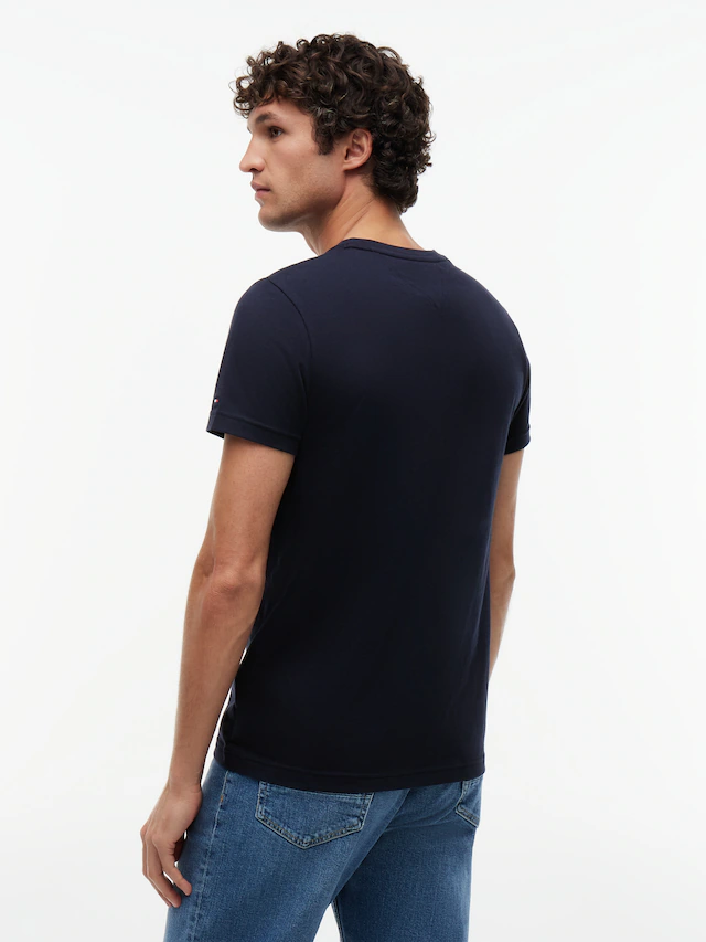 Tommy Hilfiger T-Shirt »TOMMY FLAG HILFIGER TEE« aus Bio-Baumwolle, Regular Fit