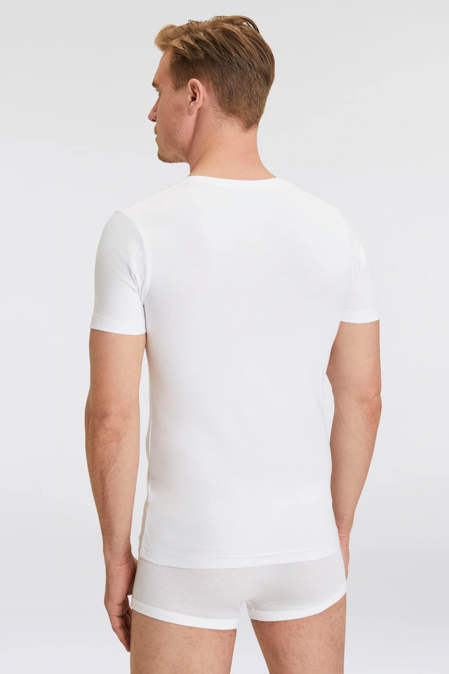 OLYMP T-Shirt »Casual« V-Ausschnitt, Ideal zum Unterziehen