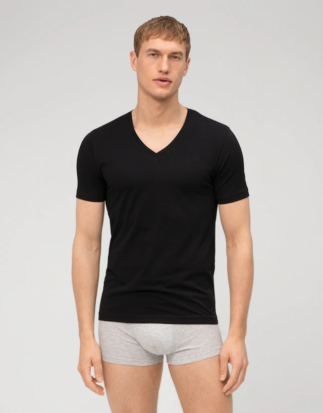 OLYMP T-Shirt »Casual« V-Ausschnitt, Ideal zum Unterziehen