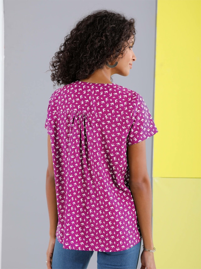Classic Basics Druckbluse