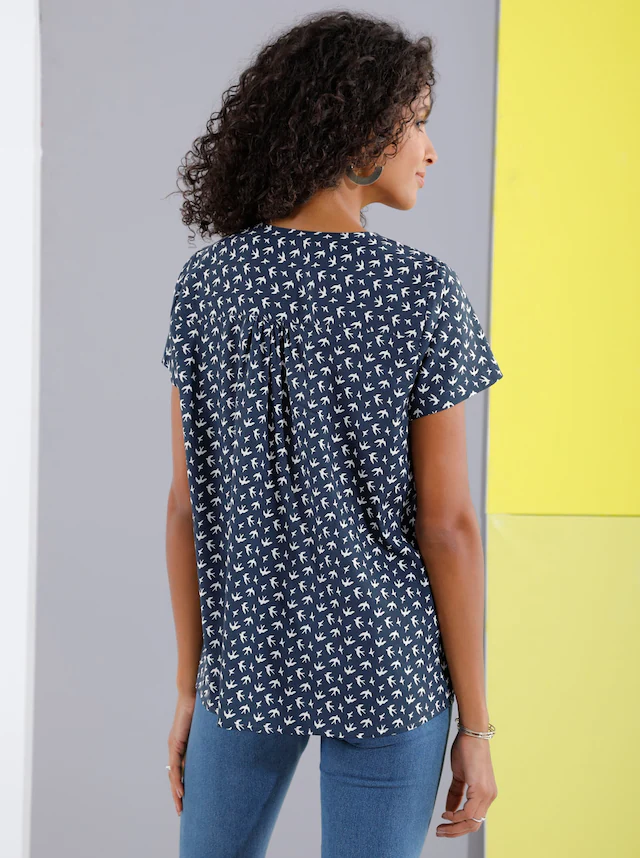 Classic Basics Druckbluse