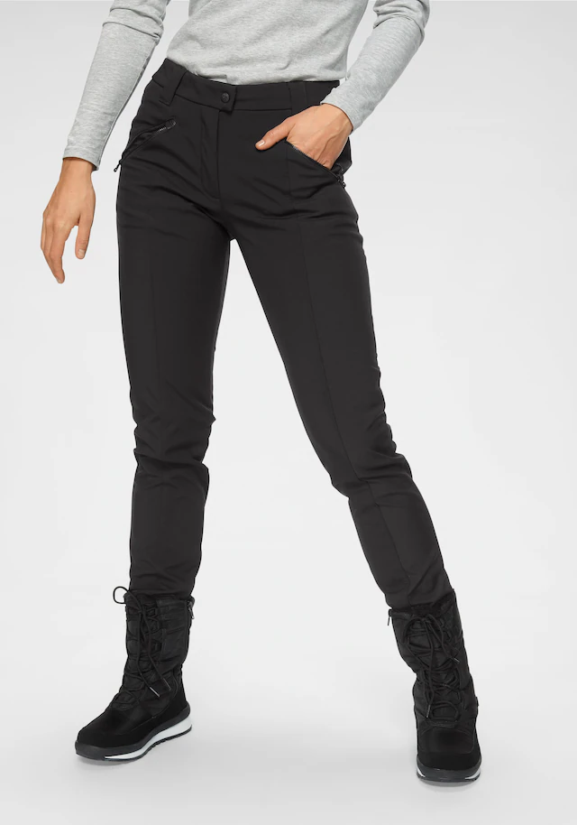 CMP Softshellhose »WOMAN LONG PANT« mit Reißverschlusstaschen, wasserabweisend, windabweisend