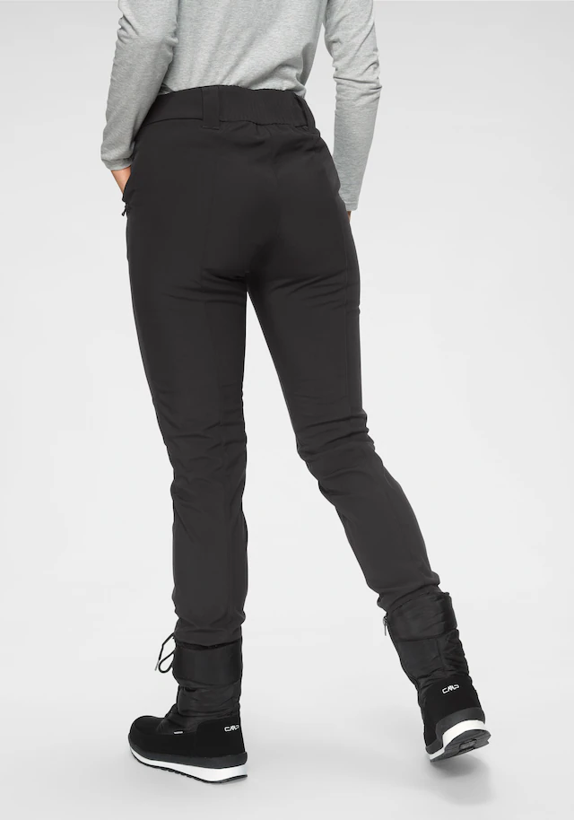 CMP Softshellhose »WOMAN LONG PANT« mit Reißverschlusstaschen, wasserabweisend, windabweisend