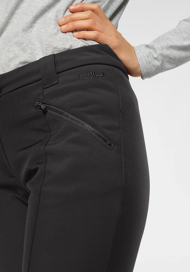 CMP Softshellhose »WOMAN LONG PANT« mit Reißverschlusstaschen, wasserabweisend, windabweisend