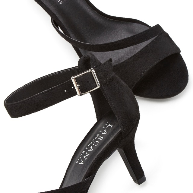 LASCANA Sandalette »offener Schuh, Riemchensandalette, Sommerschuh« High-Heel-Sandalette mit Riemchen VEGAN
