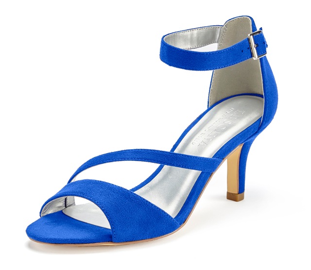 LASCANA Sandalette »offener Schuh, Riemchensandalette, Sommerschuh« High-Heel-Sandalette mit Riemchen VEGAN
