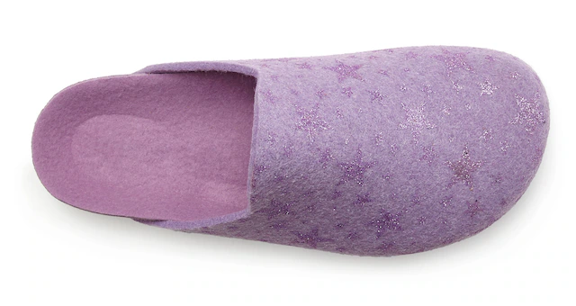 Vivance Dreams by Lascana Hausschuh »Pantolette, Clog, Pantoffel,« aus Filz mit wärmenden Korkfußbett & Sternenprint