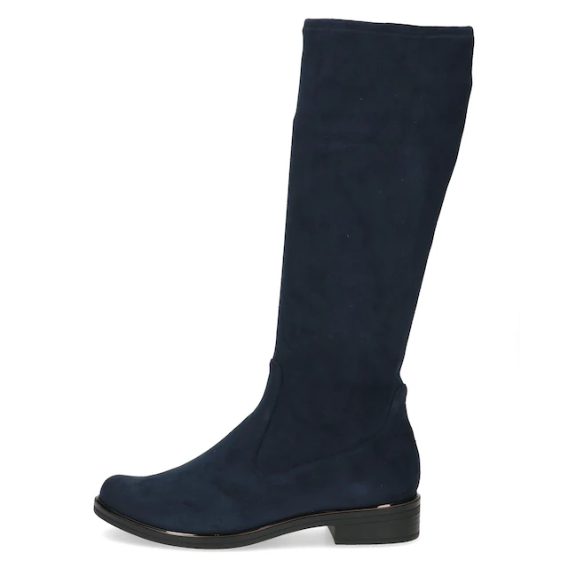 Caprice Schlupfstiefel , Blockabsatz, Langschaftstiefel in klassischer Linie, XS Schaft