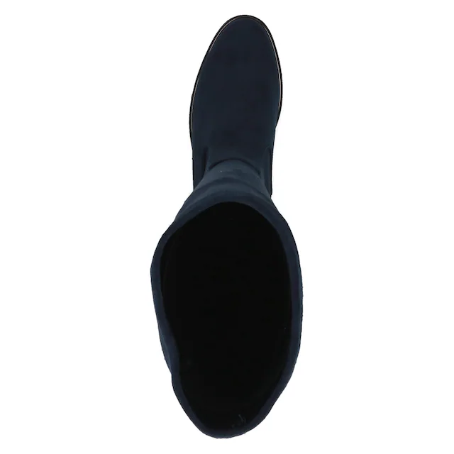 Caprice Schlupfstiefel , Blockabsatz, Langschaftstiefel in klassischer Linie, XS Schaft