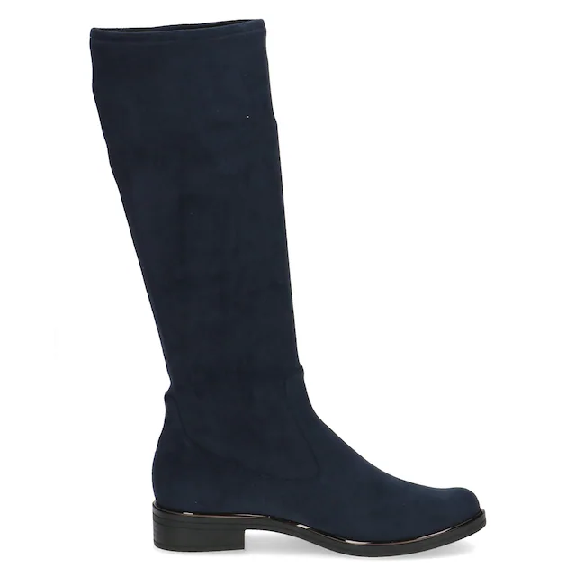 Caprice Schlupfstiefel , Blockabsatz, Langschaftstiefel in klassischer Linie, XS Schaft