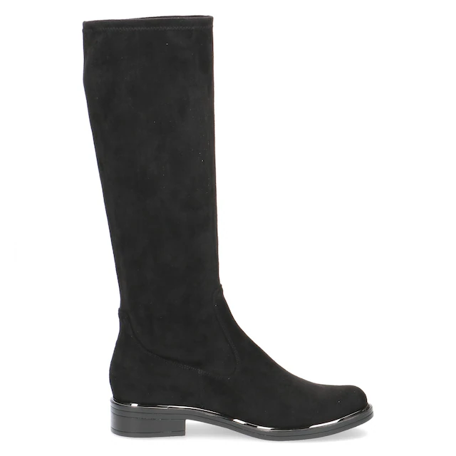 Caprice Schlupfstiefel , Blockabsatz, Langschaftstiefel in klassischer Linie, XS Schaft