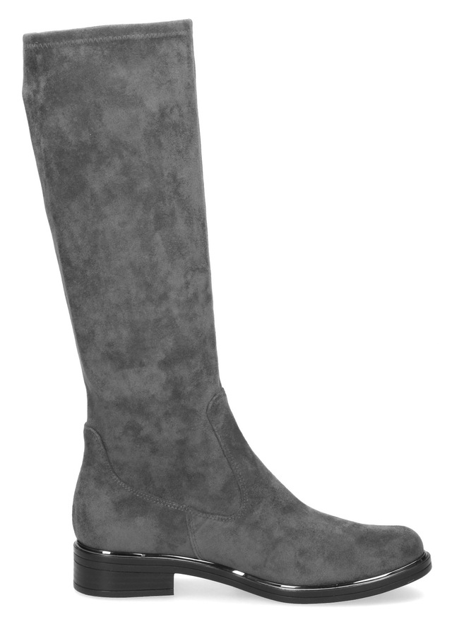 Caprice Schlupfstiefel , Blockabsatz, Langschaftstiefel in klassischer Linie, XS Schaft