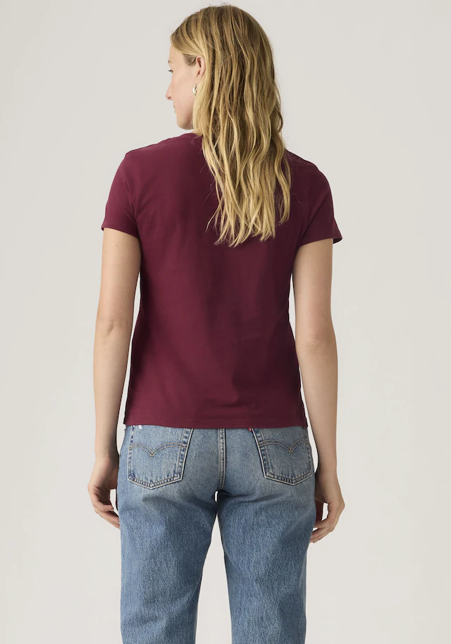 Levi's® V-Shirt »Perfect Tee« mit kleinem Batwing- Logo