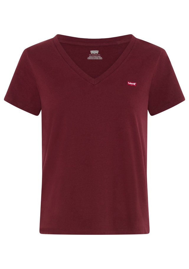 Levi's® V-Shirt »Perfect Tee« mit kleinem Batwing- Logo