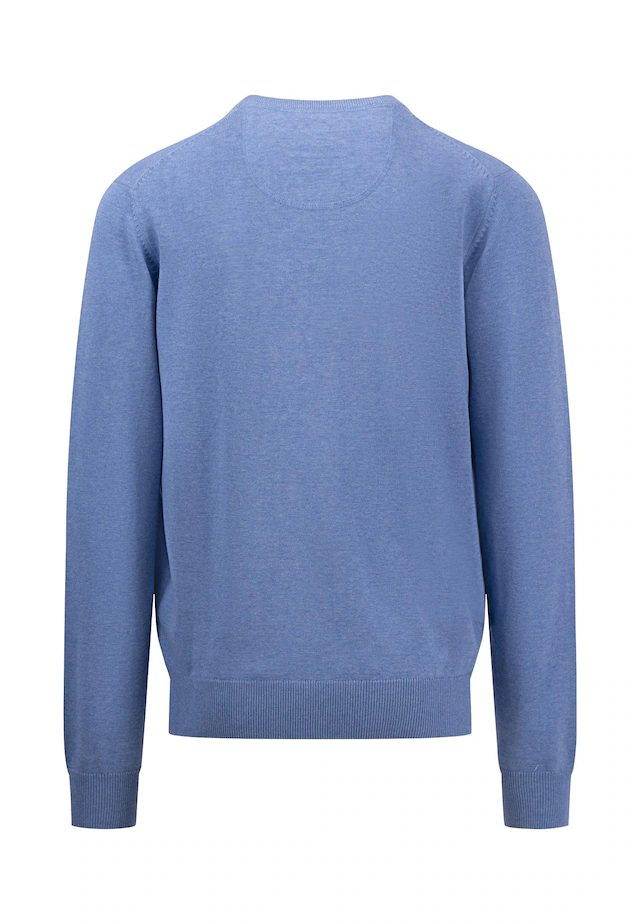 FYNCH-HATTON Strickpullover »FYNCH-HATTON Pullover mit V-Kragen« aus Baumwolle, mit V-Ausschnitt, bequeme Passform
