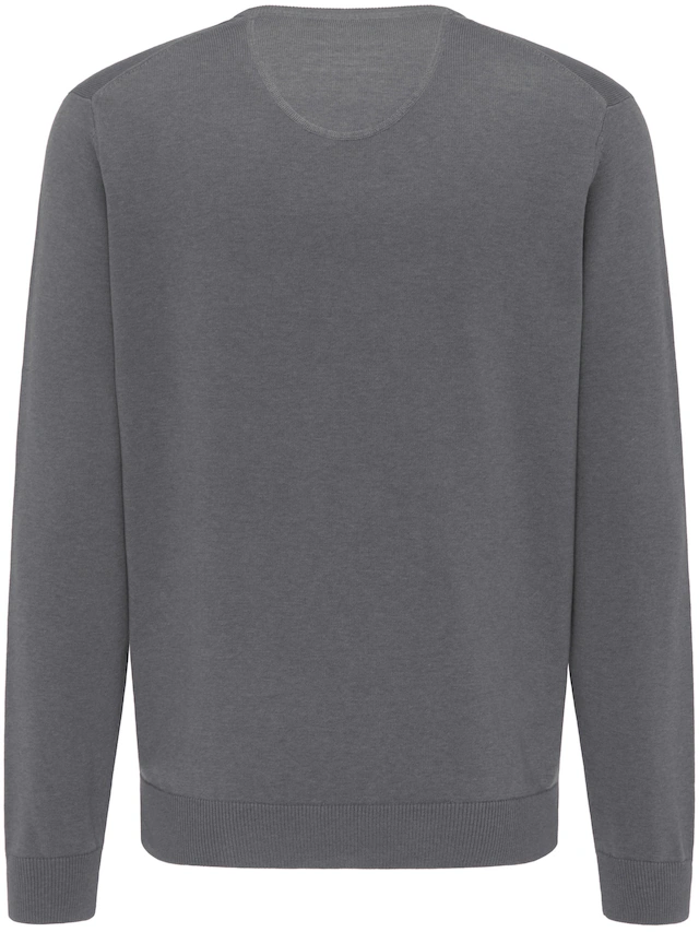 FYNCH-HATTON Strickpullover »FYNCH-HATTON Pullover mit V-Kragen« aus Baumwolle, mit V-Ausschnitt, bequeme Passform