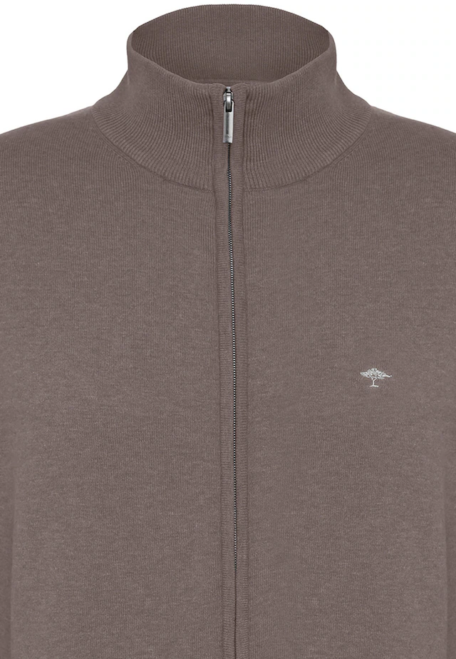 FYNCH-HATTON Strickjacke bequeme Passform, mit Stehkragen, mit Eingrifftaschen