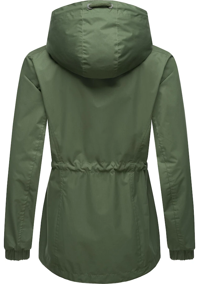 Ragwear Outdoorjacke »Danka« mit Kapuze Wasserdichte Übergangsjacke mit großer Kapuze