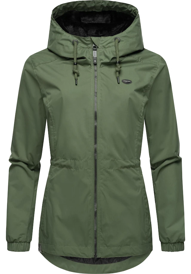 Ragwear Outdoorjacke »Danka« mit Kapuze Wasserdichte Übergangsjacke mit großer Kapuze