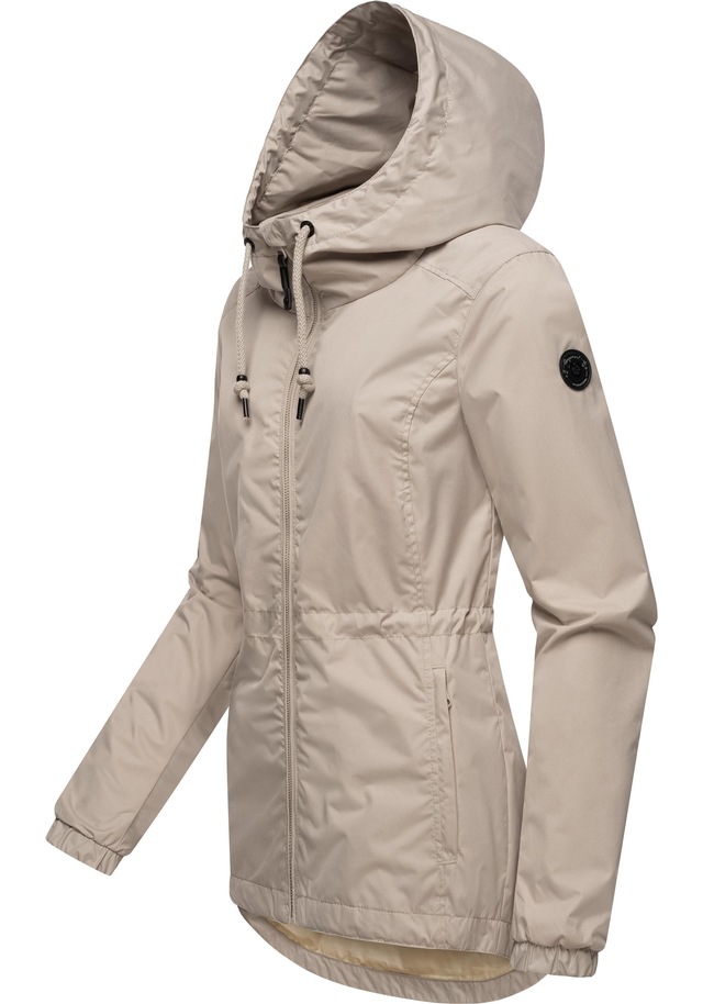 Ragwear Outdoorjacke »Danka« mit Kapuze Wasserdichte Übergangsjacke mit großer Kapuze