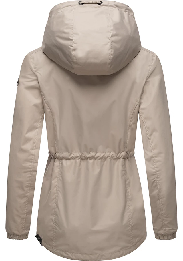 Ragwear Outdoorjacke »Danka« mit Kapuze Wasserdichte Übergangsjacke mit großer Kapuze