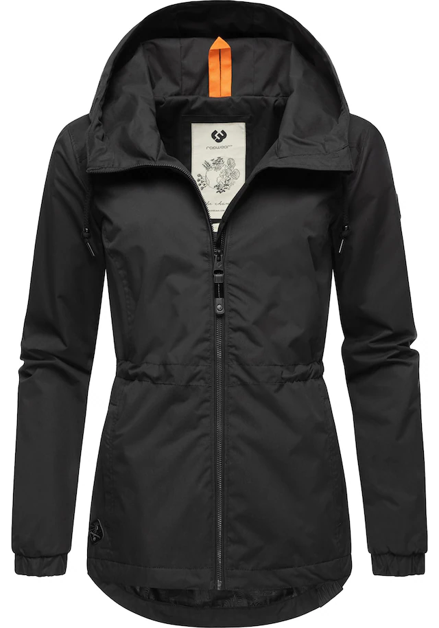 Ragwear Outdoorjacke »Danka« mit Kapuze Wasserdichte Übergangsjacke mit großer Kapuze