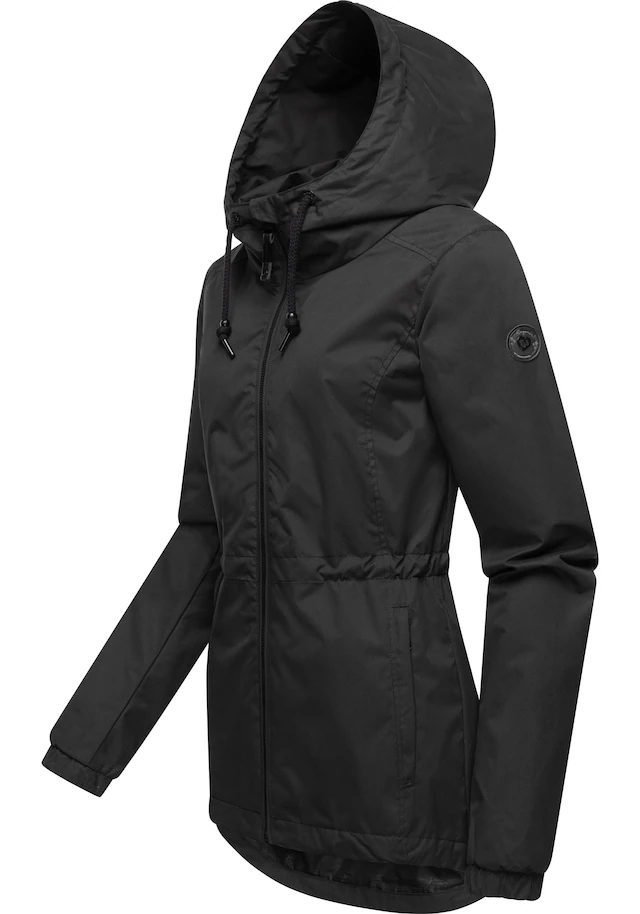 Ragwear Outdoorjacke »Danka« mit Kapuze Wasserdichte Übergangsjacke mit großer Kapuze