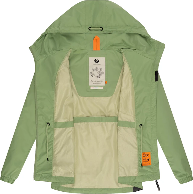 Ragwear Outdoorjacke »Danka« mit Kapuze Wasserdichte Übergangsjacke mit großer Kapuze