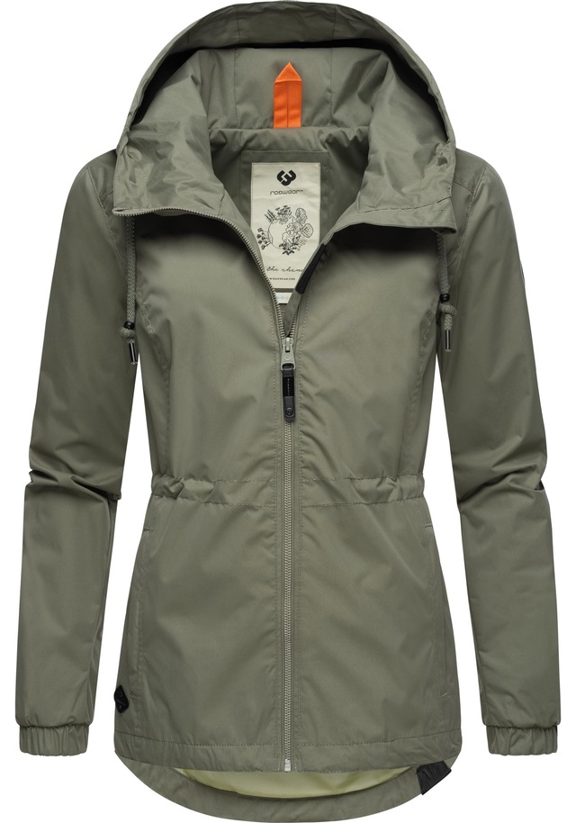 Ragwear Outdoorjacke »Danka« mit Kapuze Wasserdichte Übergangsjacke mit großer Kapuze
