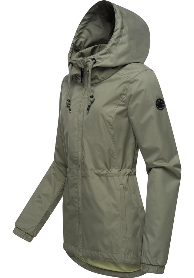 Ragwear Outdoorjacke »Danka« mit Kapuze Wasserdichte Übergangsjacke mit großer Kapuze