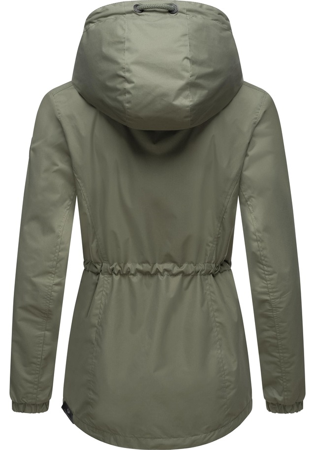 Ragwear Outdoorjacke »Danka« mit Kapuze Wasserdichte Übergangsjacke mit großer Kapuze