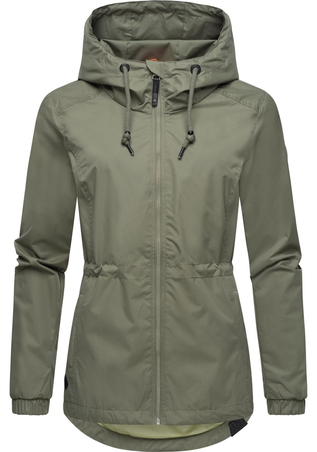Ragwear Outdoorjacke »Danka« mit Kapuze Wasserdichte Übergangsjacke mit großer Kapuze