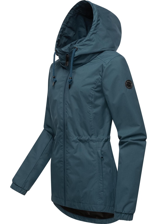 Ragwear Outdoorjacke »Danka« mit Kapuze Wasserdichte Übergangsjacke mit großer Kapuze
