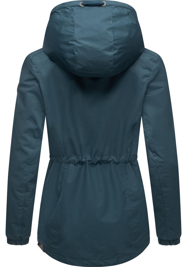 Ragwear Outdoorjacke »Danka« mit Kapuze Wasserdichte Übergangsjacke mit großer Kapuze