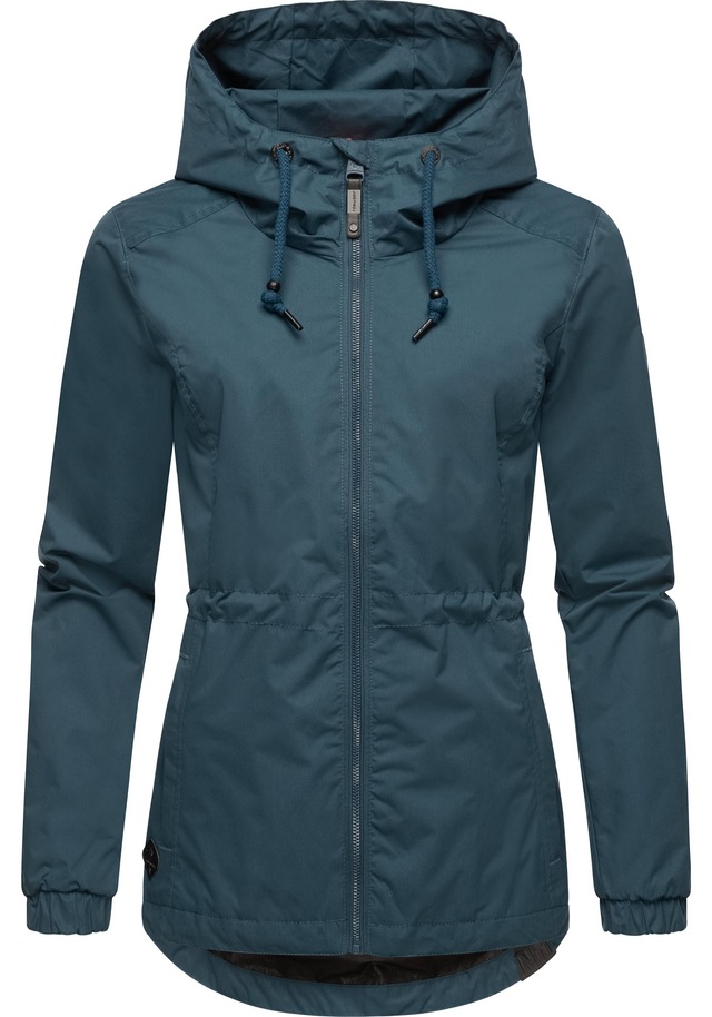 Ragwear Outdoorjacke »Danka« mit Kapuze Wasserdichte Übergangsjacke mit großer Kapuze